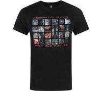 Terminator - T-shirt 'Genisys Past And Future' - Homme (L) (Noir) - UTNS4042 Noir G