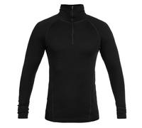T-shirt termoactif Duo Active Merino Zip Neck Devold - Black L