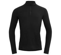 T-shirt termoactif Duo Active Merino Zip Neck Devold - Black S