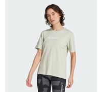 adidas Femme Terrex Classic Logo T-Shirt, Linen Green, S