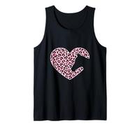 T-Shirt tête de Cheval pour Femme Imprimé léopard Rose Débardeur