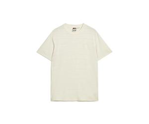 T-shirt texturÃ© en coton bio Superdry Vintage Blanc 2XL