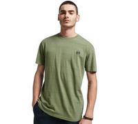 T-shirt texturÃ© en coton bio Superdry Vintage Vert M