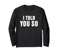 T-Shirt « That Says I Told You So » - That Says I Told You So Manche Longue