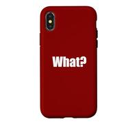 T-Shirt « That Says What » - Un Design Qui Dit Quoi Coque pour iPhone X/XS