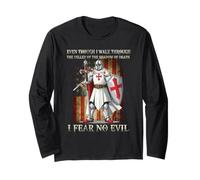 T-shirt The Crusader - The Devil Saw Me - Chevalier Templier Manche Longue