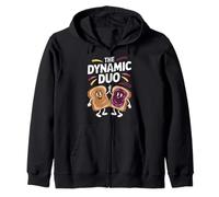 T-Shirt « The Dynamic Duo Peanut Butter Jelly » Mignon et Amusant Sweat à Capuche