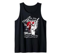T-Shirt The Fallen Angel, Dark Romance Melting Red Rose Débardeur