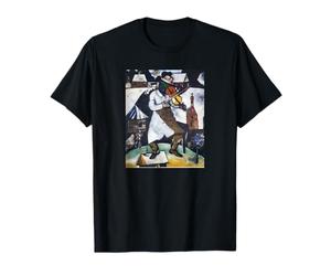 T-shirt The Fiddler Marc Chagall 1913 Musicien Peinture T-Shirt