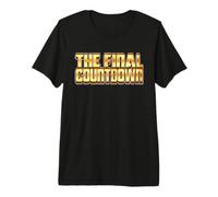 T-Shirt The Final Countdown Rock T-Shirt Haut de Gamme