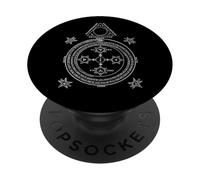 T-Shirt The Magical Circle of King Salomon Sigil PopSockets PopGrip Adhésif
