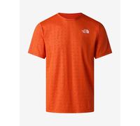 T-shirt The North Face 24/7 Pentadome Embossed manches courtes orange intense - XL