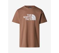 T-shirt The North Face Easy manches courtes marron logo gris - M