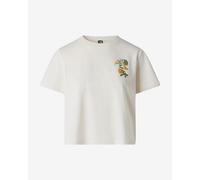 The North Face T-shirt Flora Embro manches courtes brodé Femme L blanc dune