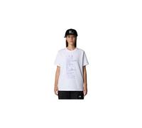 T shirt the north face logowear ikb bleu femme