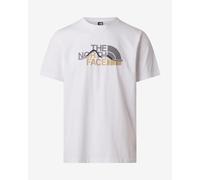 The North Face – T-shirt Mountain Line – manches courtes – blanc – L