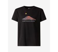 T-shirt The North Face Mountain Night Relaxed manches courtes noir garçon - M