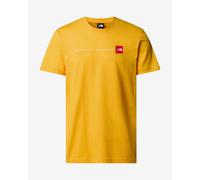 T-shirt The North Face Never Stop Exploring manches courtes jaune rouge - XL