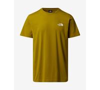 T-shirt The North Face Simple Dome à manches courtes vert jaunâtre - S
