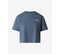 T-shirt The North Face Simple Dome Evolution Crop RLX manches courtes bleu pâle femme - M