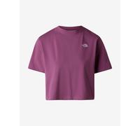 T-shirt The North Face Simple Dome Evolution Crop RLX manches courtes violet femme - M