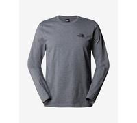 T-shirt The North Face Simple Dome manches longues gris foncé - S
