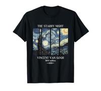 T-shirt The Starry Night Vincent Van Gogh Graphic Art T-Shirt