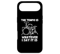 T-Shirt The Tempo is Whatever I Say It is Funny Cool Drummer Coque pour iPhone Air