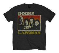 T-shirt thedoors la woman unisexe noir taille xxl Noir G