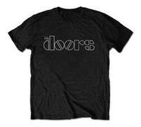 T-shirt thedoors logo unisexe noir taille xxl Noir G