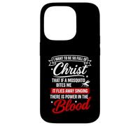 T-Shirt « There is Power in The Blood » Coque pour iPhone 14 Pro