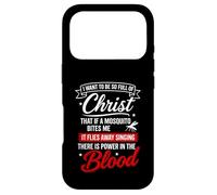T-Shirt « There is Power in The Blood » Coque pour iPhone 17 Pro