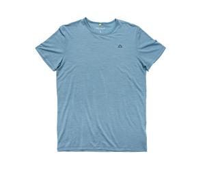 T-shirt thermique à manches courtes pour homme Devold Active Tee bleu ciel XXL