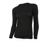 T-shirt thermique à manches longues pour femme Brubeck Active Wool Women's S noir