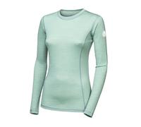T-shirt thermique à manches longues pour femme Sensor Merino Wool Air basilic vert XL