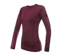 T-shirt thermique à manches longues pour femme Sensor Merino Wool Air porto rouge S