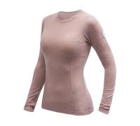 T-shirt thermique à manches longues pour femme Sensor Merino Wool Air rose poudré M