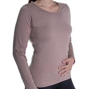 T-shirt thermique à manches longues pour femme, sous-vêtement haute compression, antibactérien, respirant, idéal pour les sports et les climats froids, ultra doux