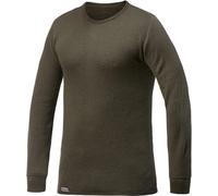 T-shirt thermique homme à manches longues Woolpower Crewneck 200 XL vert pin
