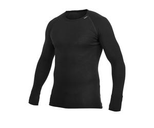 T-shirt thermique à manches longues Woolpower Crewneck LITE S noir
