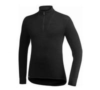 T-shirt thermique à manches longues Woolpower Zip Turtleneck 200 S noir