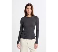 T-shirt thermique col rond avec laine - Warm Wool - L - Anthracite - Femme - Etam