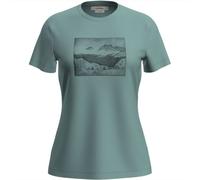 Icebreaker Merino 150 Tech Lite Terrain Short Sleeve T-shirt Bleu S Femme