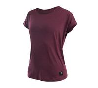 T-shirt thermique femme à manches courtes Sensor Merino Air Relax Fit Traveller M porto rouge