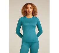T-shirt thermique femme à manches longues Icebreaker Oasis 200 LS Crewe Wmns M topaze