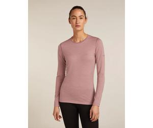 T-shirt thermique femme à manches longues Icebreaker Oasis 200 LS Crewe Wmns S sommet/rougir/s