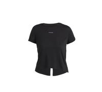 T-shirt thermique femme - manches courtes Icebreaker Merino 125 Cool-Lite Speed à dos fendu W noir M