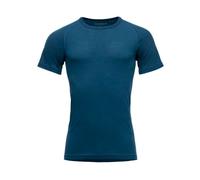 Devold Of Norway Lauparen Merino 190 Short Sleeve Base Layer Bleu L Homme