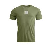 T-shirt thermique homme à manches courtes Ortovox 120 Cool Tec Abstract T-shirt M herbes sauvages L