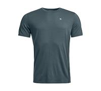 T-shirt thermique homme à manches courtes Ortovox 185 Rock'N'Wool T-Shirt M gris arctique foncé L